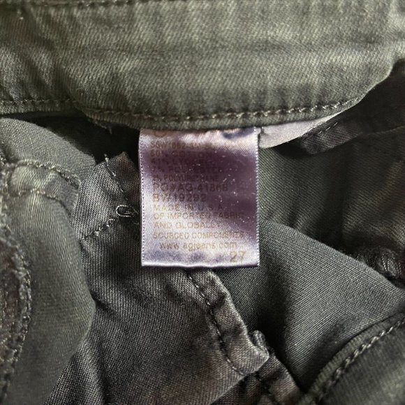 AG Adriano Goldschmied Jodi Crop Jean High-rise Slim Flare Stretch Blue Women 27 - Picture 10 of 12